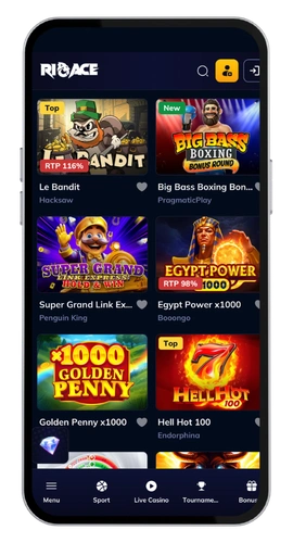 RioAce Kaszinó app